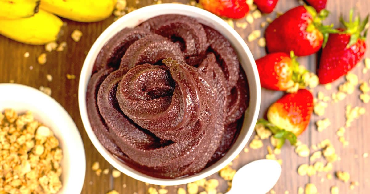 imagen de acai congelado para la pulpa de fruta congelada