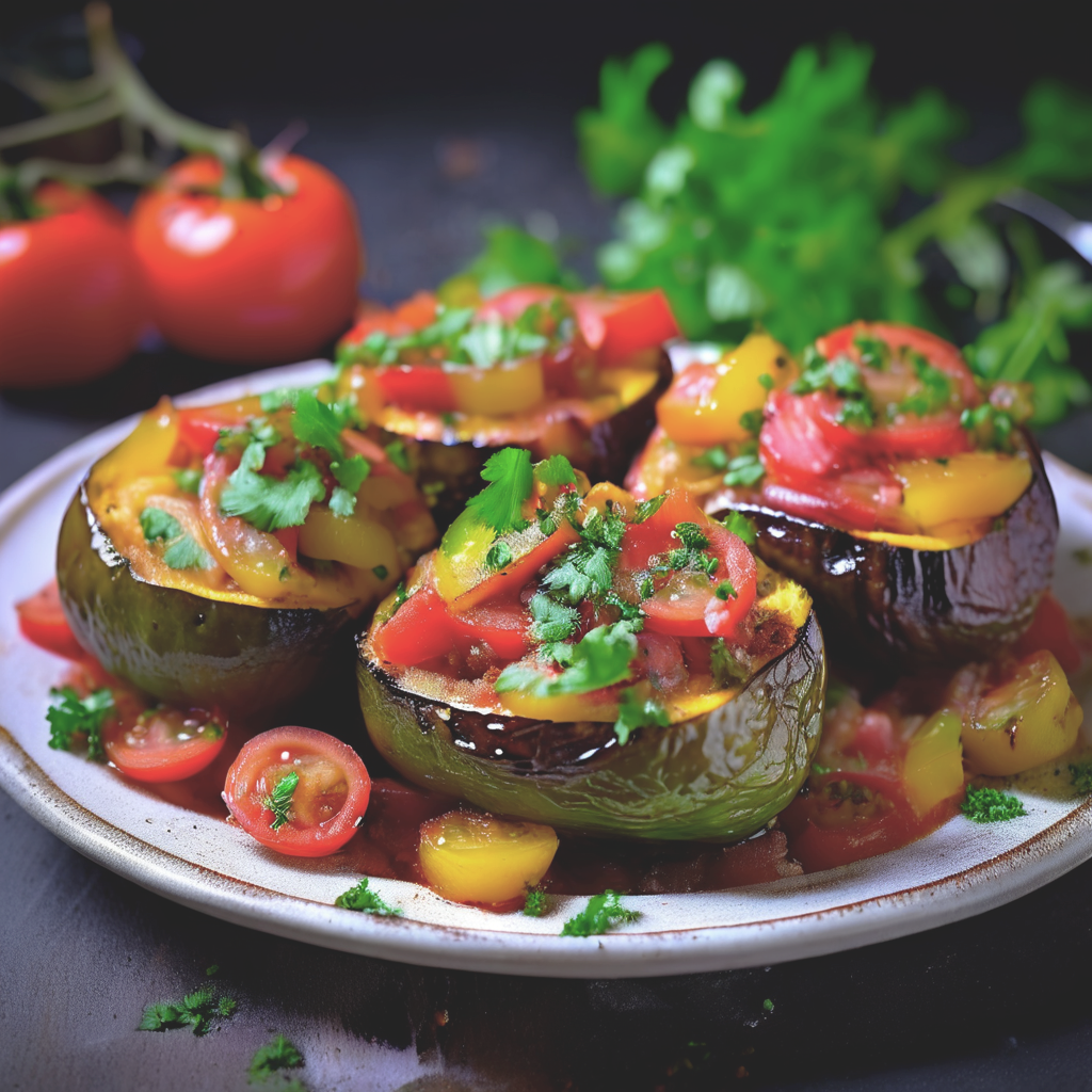 foto de envueltos rellenos de vegetales para las comidas saludables rápidas y fáciles de verano en España
