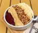 Açaí bowl almalibre en el restaurante vegano en madrid y valencia, españa