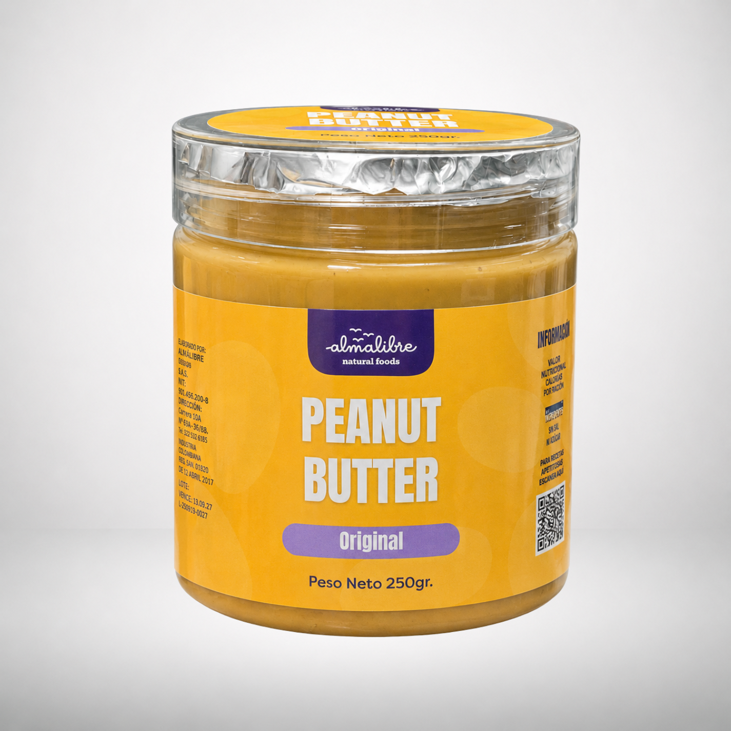 CRM250g Crema de Cacahuete Almalibre - Imagen 1