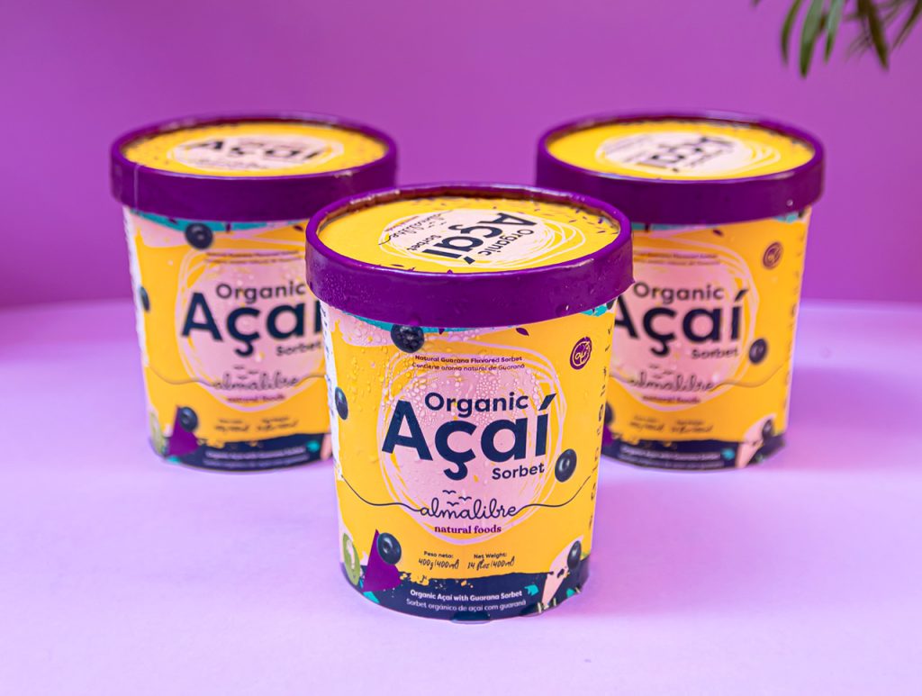 foto de acai orgánico congelado para consumir açaí en dieta keto