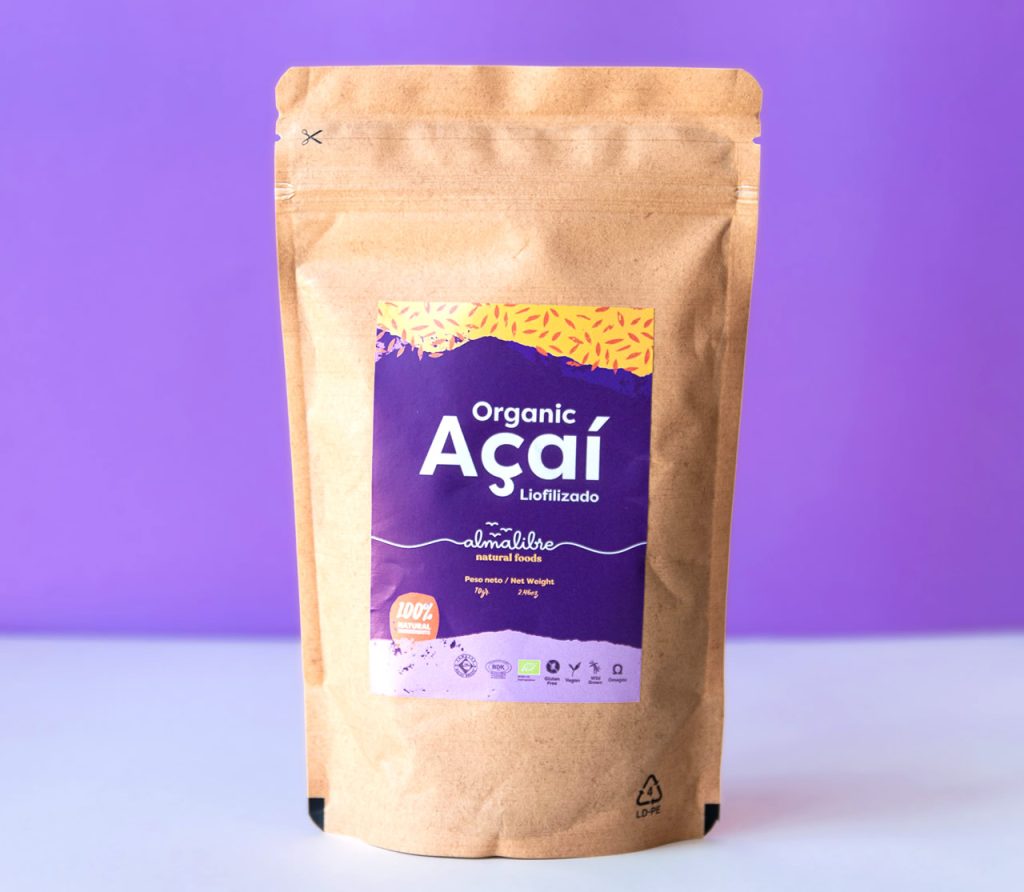 imagen de açaí liofilizado para donde comprar açaí en polvo en valencia