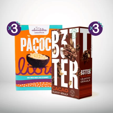 Pack Paçoca Almalibre + Granola B3tter Cacao