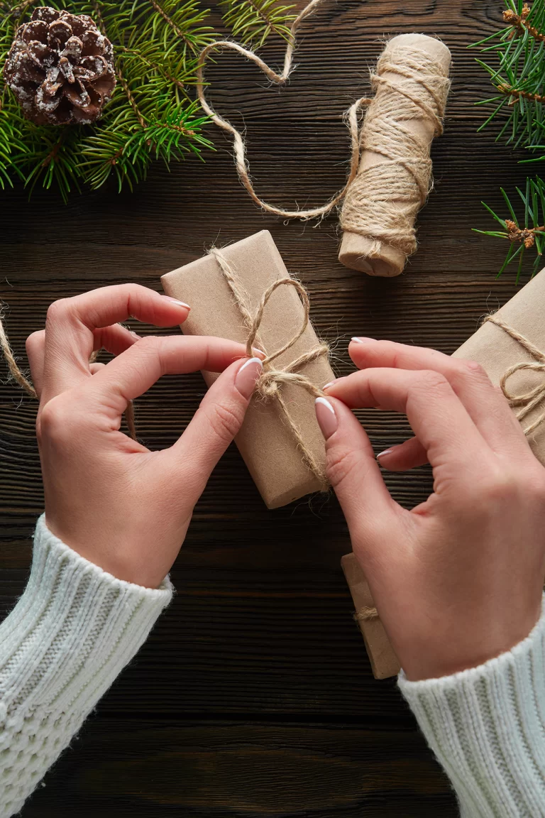 regalo amigable al medio ambiente, navidad y noche vieja sostenible en España
