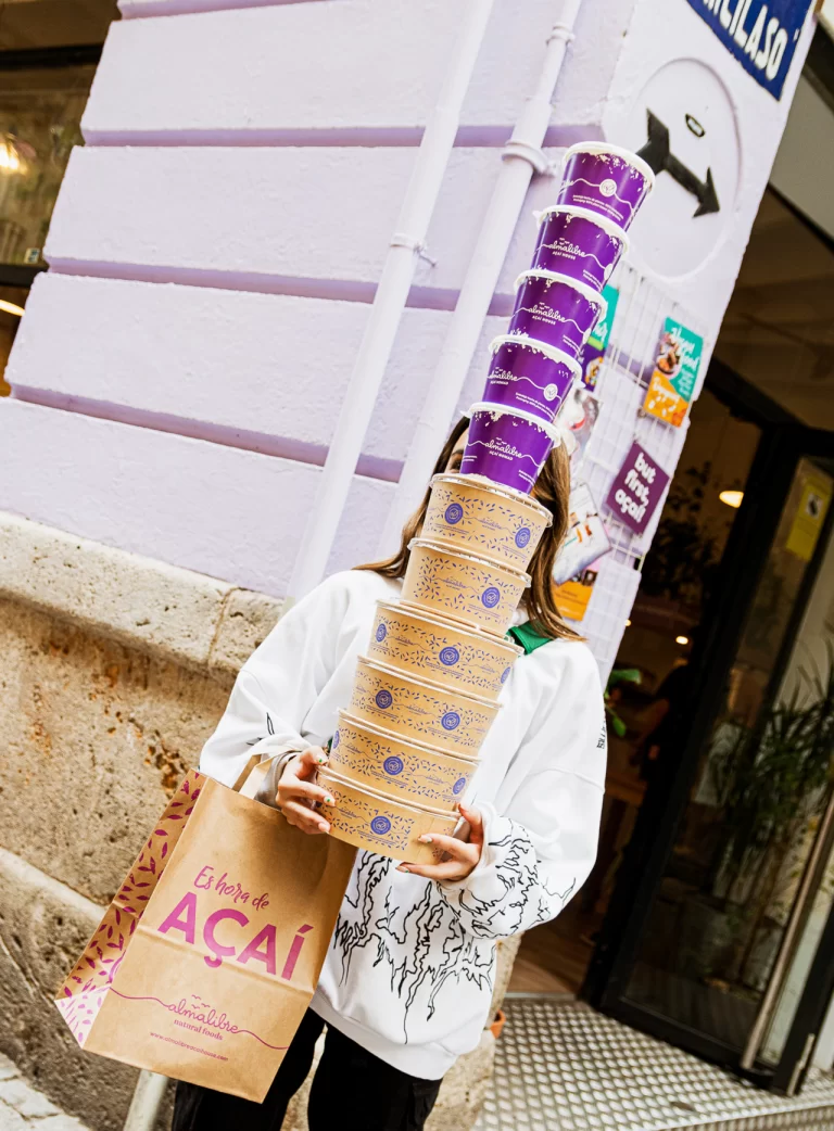 foto de torre de Sorbet Ecológico de Açaí y Pulpa Congelada de Açaí Almalibre