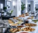 hotel con platos de catering plant-based para el artículo Sostenibilidad en hostelería, el éxito de una carta más vegetal