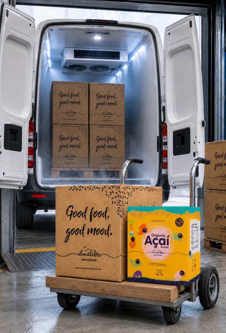 foto de una camioneta para el artículo de como elegir un ben proveedor de acai fiable en españa y europa